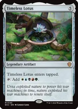 Timeless Lotus 143 Mythic Commander: Lorwyn Eclipsed Magic: The Gathering NM - Image 3