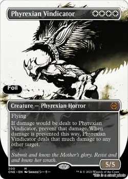 MTG Phyrexian Vindicator (Showcase) [ONE - 300] MP Foil - Image 1