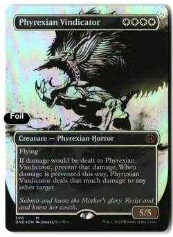 MTG Phyrexian Vindicator (Showcase) [ONE - 300] MP Foil - Image 2
