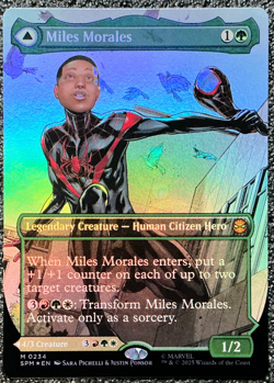 Miles Morales (0234) (Borderless) Foil - Marvel's Spider-Man (SPM) - Image 1