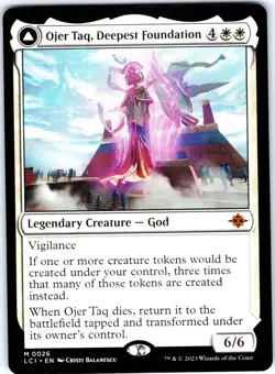 MTG OJER TAQ, DEEPEST FOUNDATION THE LOST CAVERNS OF IXALAN 26 NM - Image 1