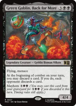 MTG Marvel Super Heroes Commander - Green Goblin, Back for More - Image 1