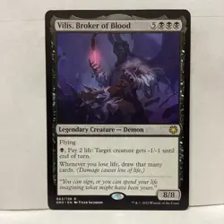 MTG Vilis, Broker of Blood Magic: The Gathering Game Night Rare #063 - Image 1