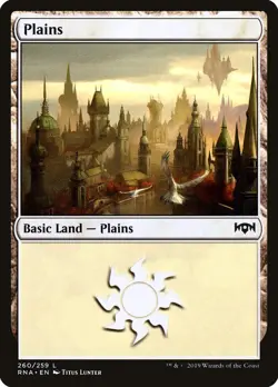 Plains (260) [Ravnica Allegiance] Magic MTG - Image 1