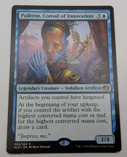 Padeem Consul of Innovation KLD 59 Rare Kaladesh Magic The Gathering LP - Image 1
