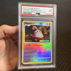 2007 Pokemon: HAPPINY 52/123 - [Reverse Holo] - [Burger King Promo] NM/MT PSA 9 - Image 1