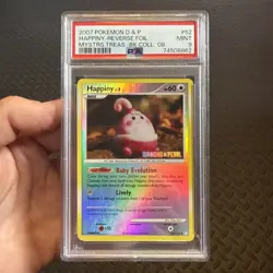 2007 Pokemon: HAPPINY 52/123 - [Reverse Holo] - [Burger King Promo] NM/MT PSA 9 - Image 2