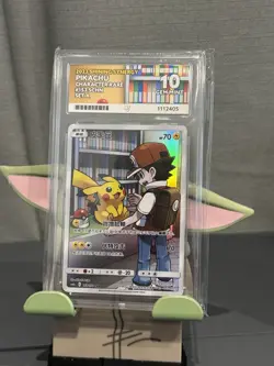 Pokemon Ace Gem Mint 10 Graded Card Pikachu (Chinese) Shining Synergy 153/150 - Image 1