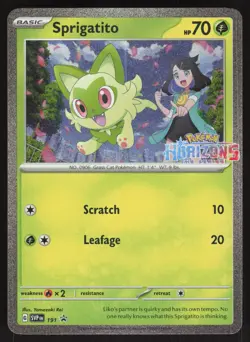 Sprigatito - 191 Promo191SV: Scarlet & Violet Promo CardsNM - Image 1
