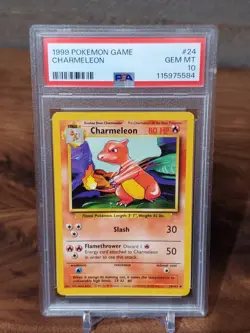 1999 Pokemon Base Set Unlimited Charmeleon #24 PSA 10 Gem Mint - Image 1
