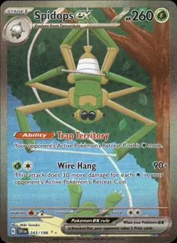 Spidops ex 243/198 Holo - Pokemon SV01: Scarlet & Violet Base Set - NM - Image 1