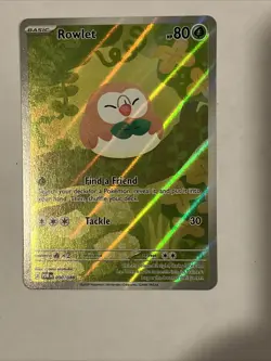 Rowlet 090/088 Holo Illustration Rare Perfect Order Pokemon Holo Full Art - Image 1