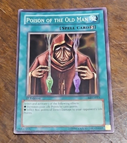 Yugioh! Poison Of The Old Man MFC-033 1st Edition - Image 1