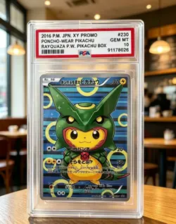 9PCS Pokemon cards Poncho-wearing Pikachu cards fans collection HOT - Image 4