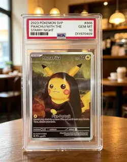 Pikachu Mona Pika 2023 Pokemon SVP collection Pokemon card Hot ! - Image 1