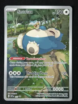 2023 Snorlax 051 Black Star Promo SVP 151 ETB Pokemon TCG Trading Card Game - Image 1
