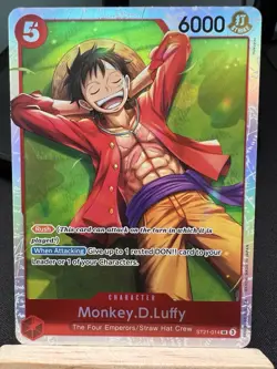 Monkey.D.Luffy (014) ST21-014 SR Starter Deck EX: Gear 5 One Piece Card Gsme - Image 1