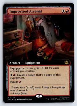 IMPROVISED ARSENAL (EXTENDED ART) 0270 MAGIC: THE GATHERING FOIL LP - Image 1