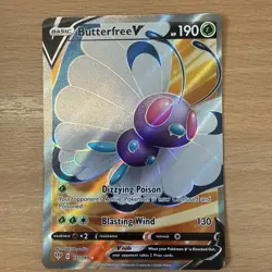 Pokemon TCG Butterfree v Darkness Ablaze Holo Card 177/189 Full Art Ultra Rare - Image 1