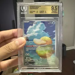 Pokemon Mega Evolution Ascended Heroes Psyduck 226/217 Holo IR Beckett 9.5 ENG - Image 1