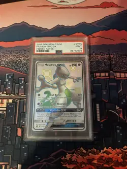Pokemon Mewtwo GX SV59/SV94 Hidden Fates 2019 ENG Mint PSA 9 - Image 1
