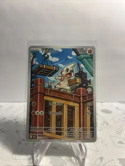 Timburr 125/086 Illustration Rare, Black Bolt, Full Art Holo, Pokemon TCG, NM - Image 2