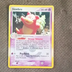 Nintendo Slowbro 14/112 Rare Pokemon TCG English 2004 Yuka Morii HP60 - Image 1