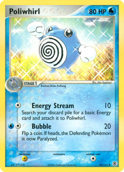 Poliwhirl 46 112 UC FireRed & LeafGreen Pokemon MP - Image 4