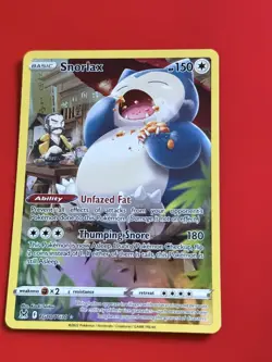 Pokemon TCG Snorlax TG10/TG30 – Trainer Gallery Full Art – Lost Origin – NM - Image 1