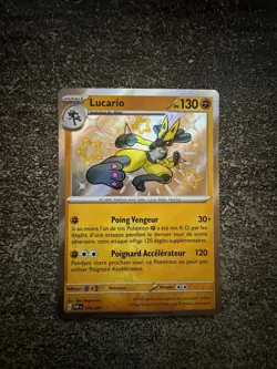 LUCARIO SHINY - POKEMON 174/091 EV4.5 PAF DESTINEES DE PALDEA NEUF FR - Image 1
