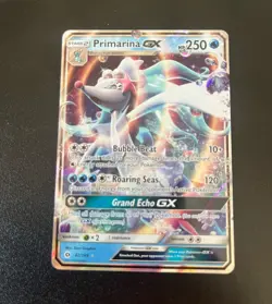 Pokemon Primarina GX 42/149 SM Base Set Ultra Rare GX Holo EN 2017 250 HP - Image 1