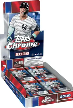 2026 Topps Chrome Baseball Hobby Box Factory Sealed PRESALE 100% AUTHENTIC - Image 1