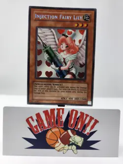 YuGiOh Injection Fairy Lily LOD-100 Unlimited Secret Rare HP - Image 1