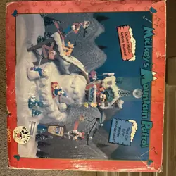 MICKEYS MOUNTAIN PATROL Disney ENESCO Vintage MUSIC CHRISTMAS Motion RARE - Image 1