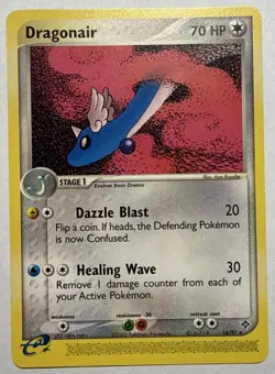 Dragonair 14/97 - EX Dragon Rare Non-Holo Pokemon TCG 2003 Light Play + - Image 1