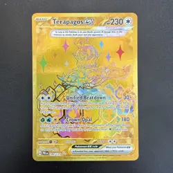 Terapagos ex 180/131 Prismatic Evolutions Full Art Hyper Rare Pokemon TCG - NM - Image 1