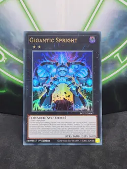 Yugioh Gigantic Spright POTE-EN047 Ultra Rare 1st Edition NM - Image 1