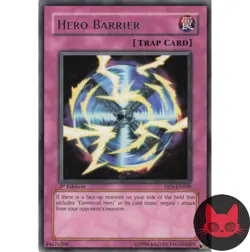 Yugioh Hero Barrier EEN-EN049 Rare 1st Edition NM - Image 1