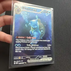 Blastoise ex 200/165 S&V 151 Special Illustration Rare Pokemon Card TCG MINT - Image 1
