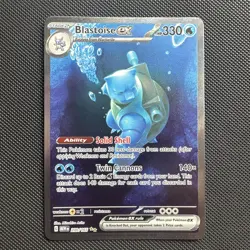 Blastoise ex 200/165 S&V 151 Special Illustration Rare Pokemon Card TCG MINT - Image 3