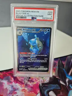 Pokemon S&V 151 | Blastoise EX 200/165 SIR | PSA 9 - Image 1