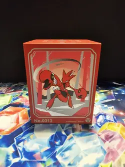 Chinese Exclusive Scizor Metal Deck Box Pokemon TCG - Image 1