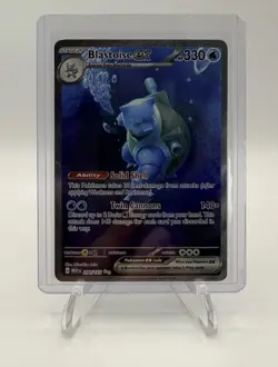 Pokemon TCG S&V 151 Blastoise EX 200/165 Special Illustration Rare - Image 1