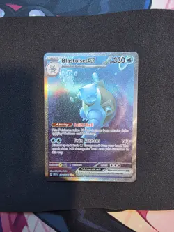 Pokemon TCG S&V 151 Blastoise EX 200/165 Special Illustration Rare - Image 1