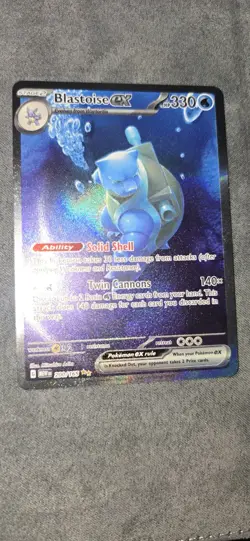 Pokemon TCG - Blastoise EX 200/165 - S&V 151 - English - Near Mint - Image 1