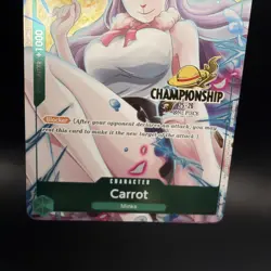 Carrot P-070 Championship 25-26 Event Pack Stamped Promo One Piece Card (A) - Image 3