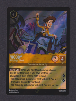 Lorcana TCG - Woody Helping A Friend - 60/P3 - Promo Card - English - Image 1