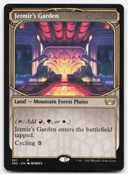Jetmir's Garden (Showcase) - NM - SNC Streets of New Capenna # 351 - MTG Magic - Image 1