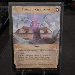x1 Ojer Taq, Deepest Foundation / Temple of Civilization LCI MTG 26 M/NM 1x - Image 2