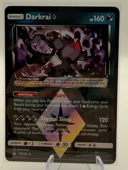 Darkrai Prism Star Holo Prism Rare SM - Ultra Prism 77/156 NM - Image 1